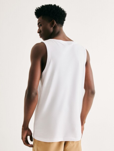 MUSCULOSA BÁSICA WORLD BLANCO