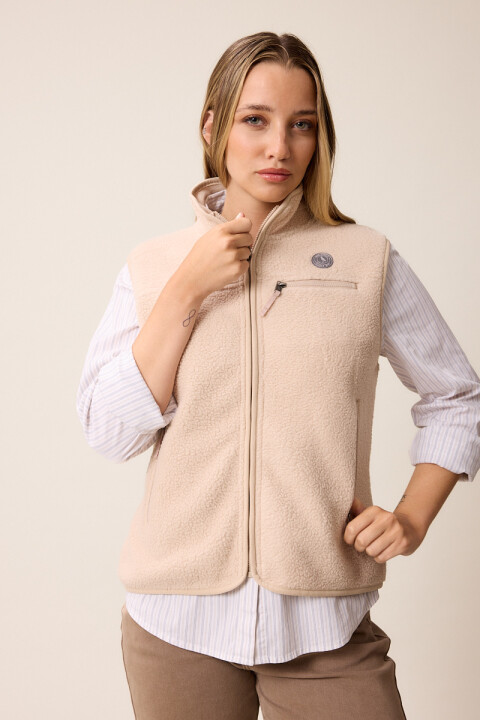 CHALECO ALIBA POLANCO Natural