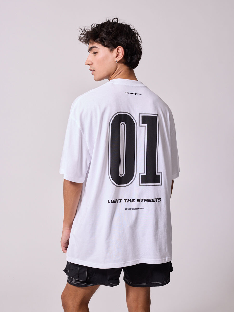 T-SHIRT METIL DIXIE Blanco