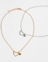 Collares Infantiles No sustentable Collares Para Compartir Con Corazón - Combinacion Bicolor