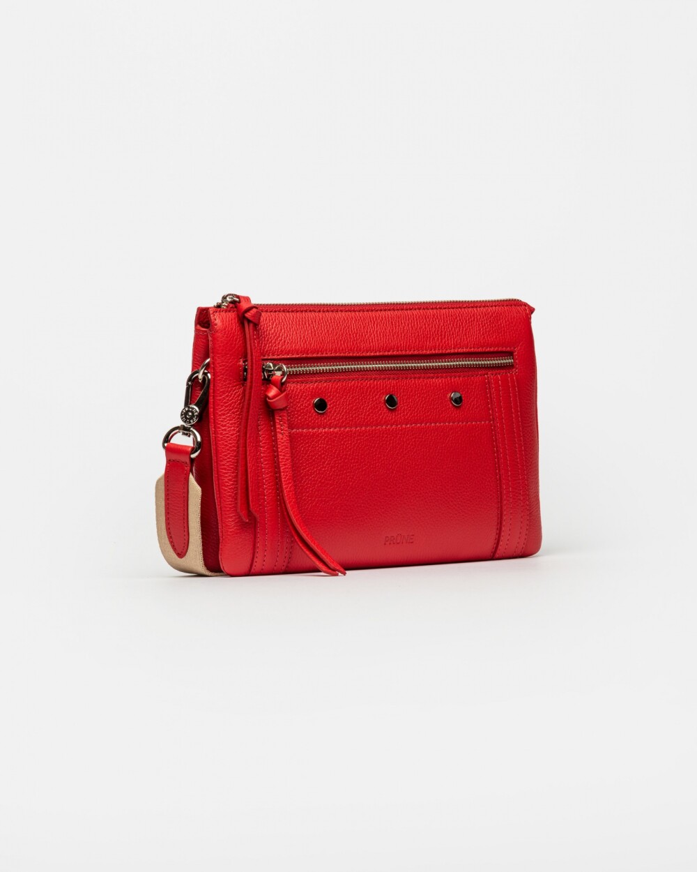 Bandolera Annie En Napa Rojo