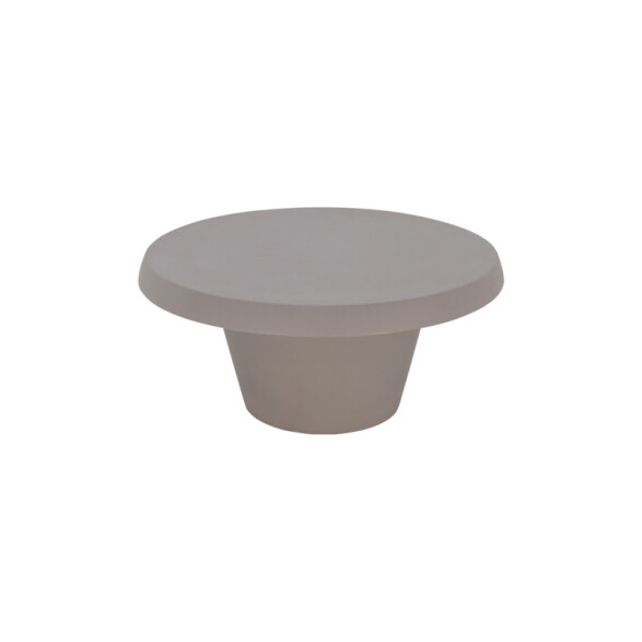 Mesa centro redonda "CONA" símil hormigón -TRAMONTINA TD0812