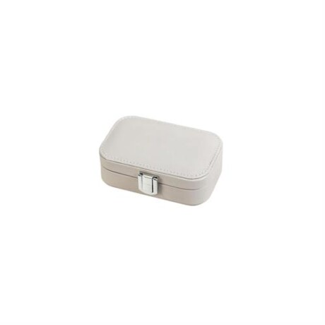 Joyero rectangular 12 cm x 7 cm x 4 cm Blanco