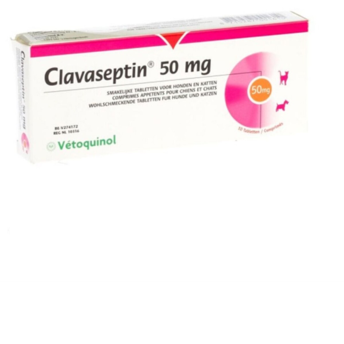 Clavaseptin 50 Mg * 10 Comp 