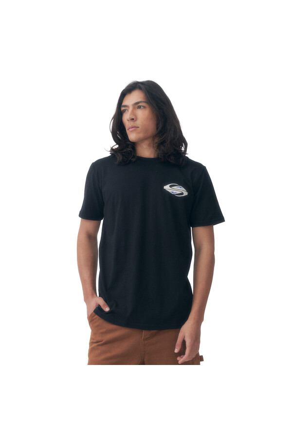 Quiksilver Remera GLOBAL HEAT Hombre - Negro Negro