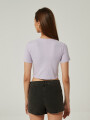 Remera Belga Lila Grisaceo