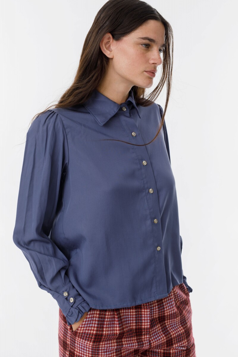 Camisa Cristal Azul Piedra