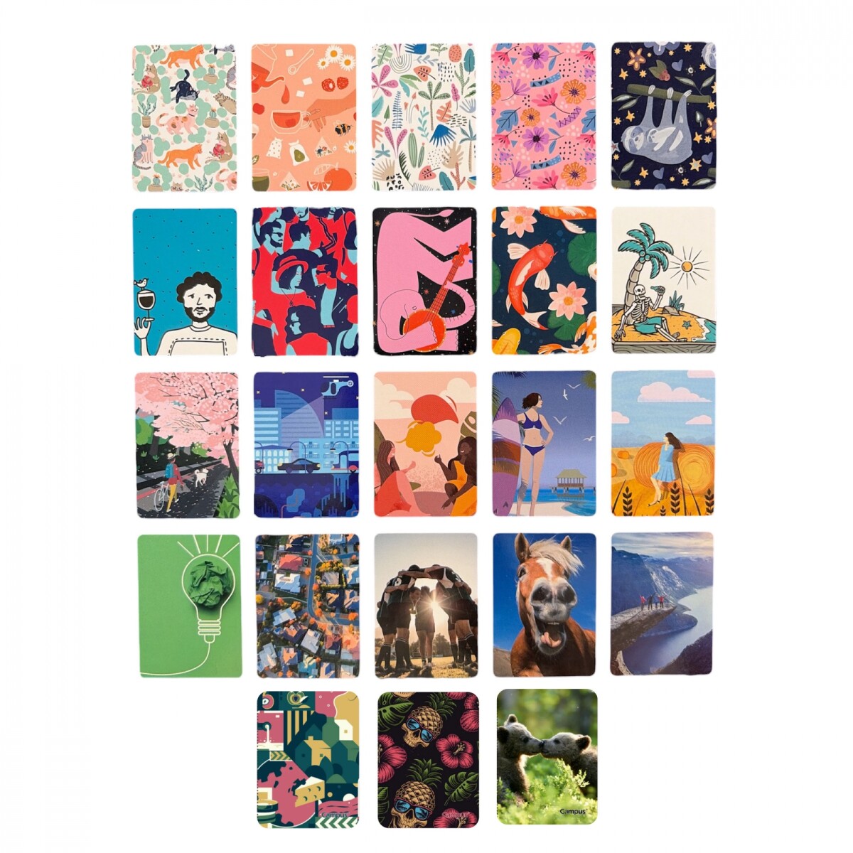 Cuadernola Campus Tapa Dura 96 Hojas - Surtido 