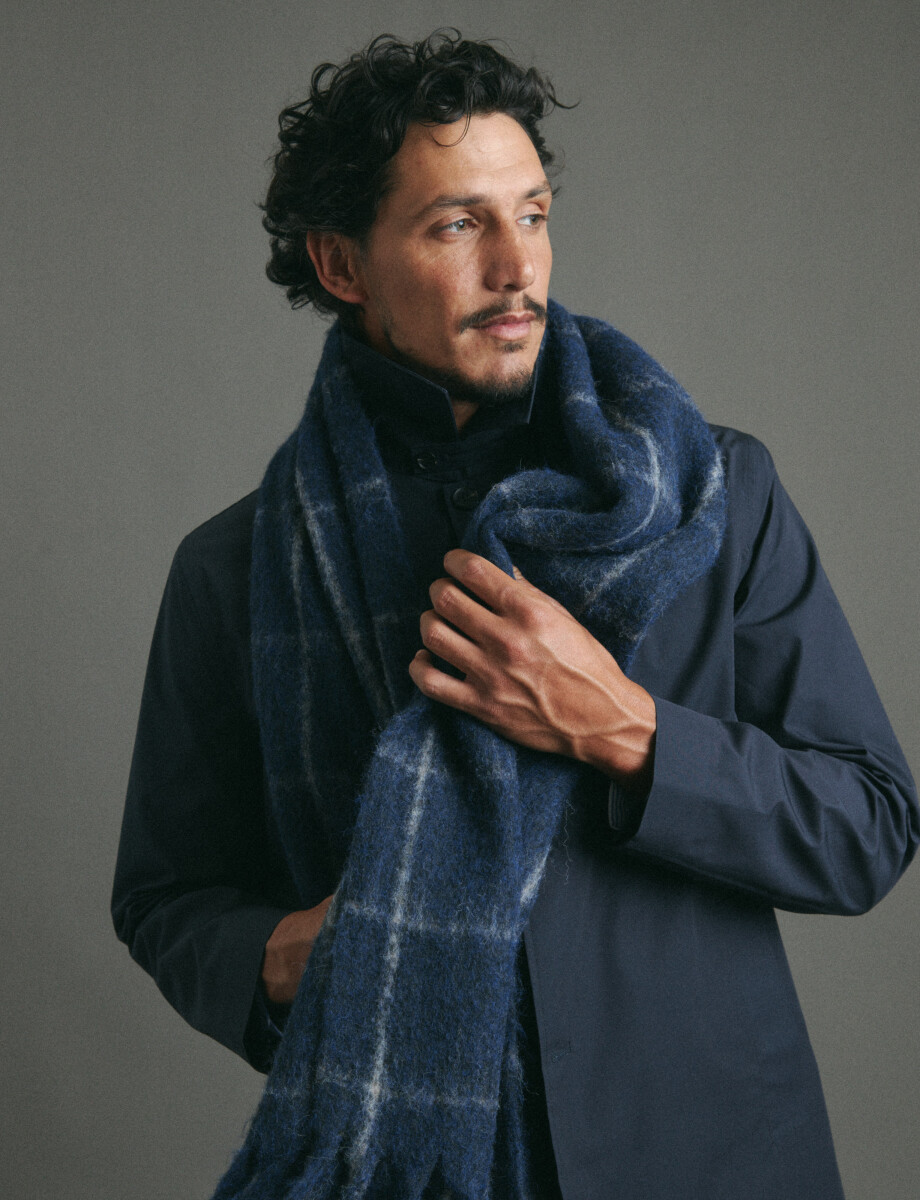 700895 BUFANDAS HARRINGTON LABEL Azul Oscuro