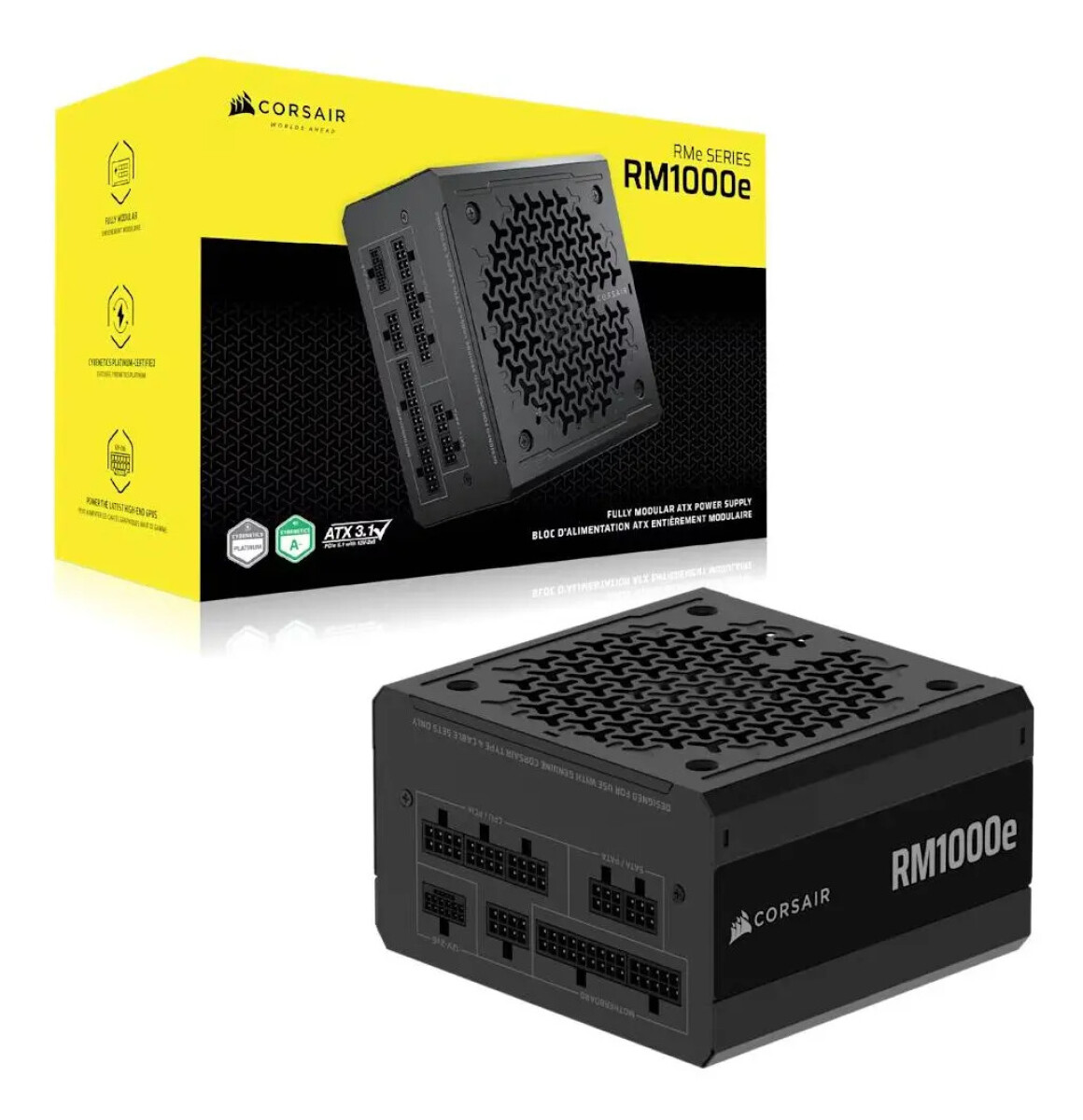 CORSAIR FUENTE RM1000E CYBENETICS GLD5.1 
