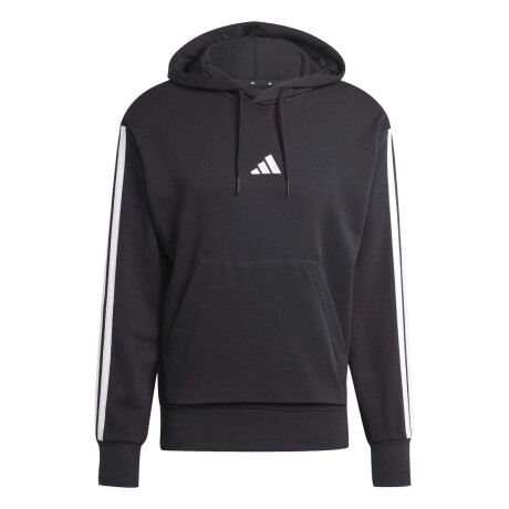 Abrigo Essentials French Terry 3 bandas de Hombre Negro