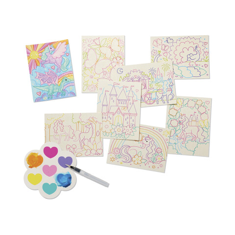 Lamina Magic Water Color Crocodile Creek UNICORNIO 3