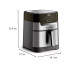 Freidora De Aire Moulinex Ez505d10 4.2 Lt FREIDORA SIN ACEITE MOULINEX EZ505D10 AP