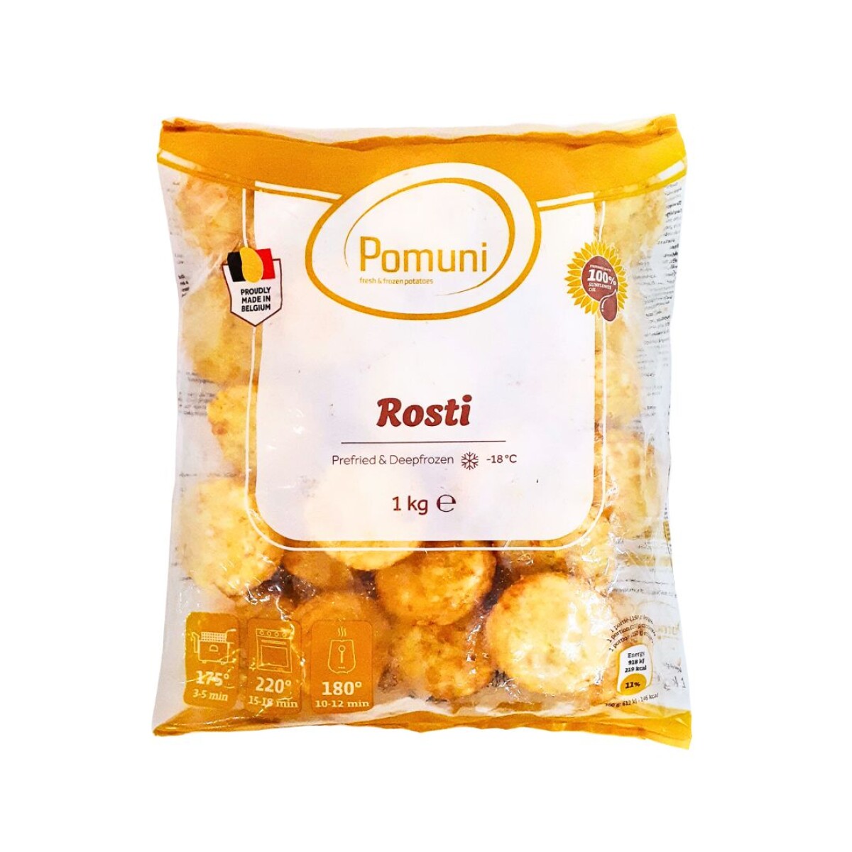 Papas rosti Pomuni - 1 kg 