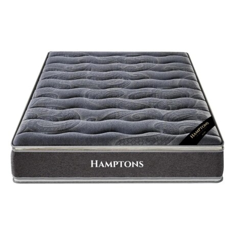 Sommier 2 Plazas Hamptons Hybrid Silver Smart Box Baúl Negro