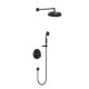 Griferia Ducha De Empotrar Industrial Negro Mate Aqualia NEGRO