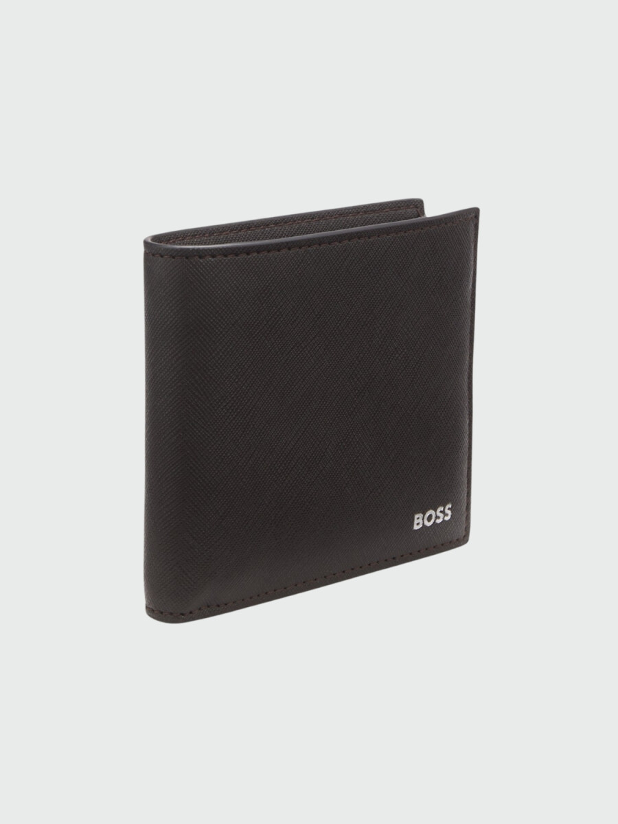 BOSS - Billetera laminada con Logo 