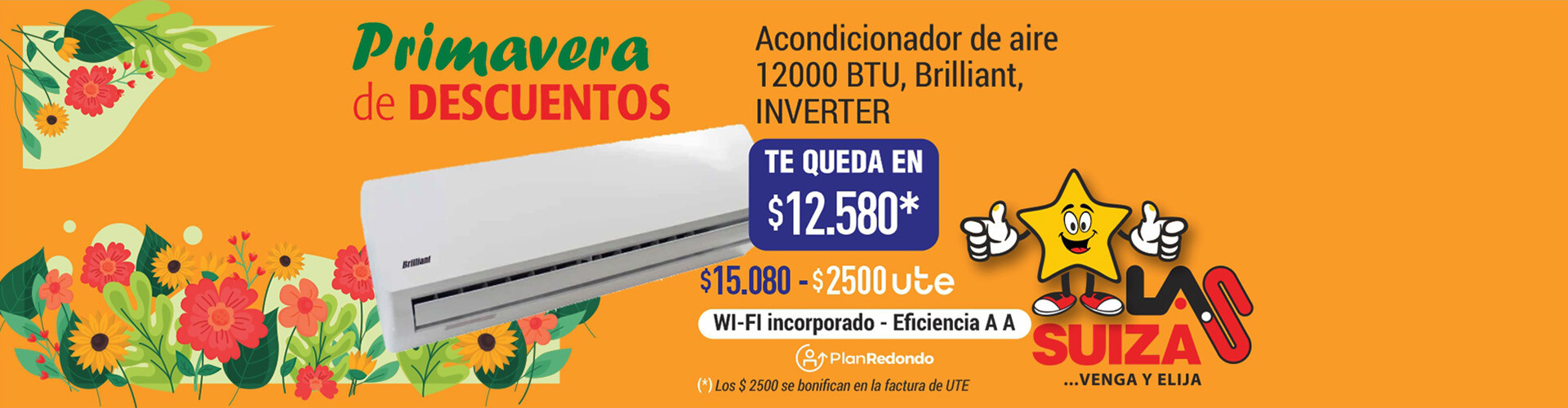 Aire 12000 btu Brilliant INV