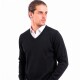 Sweater Algodon Escote V Black