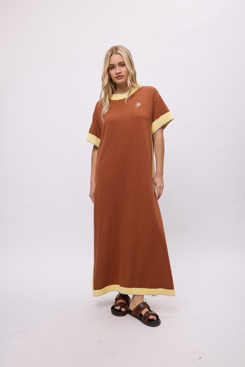 Vestido Lia Marron