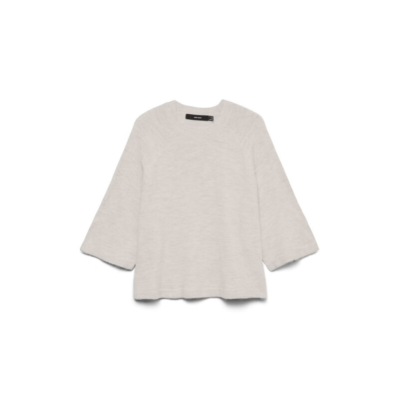 VMLEFILE 3/4 O-NECK PULLOVER NOOS Pumice Stone