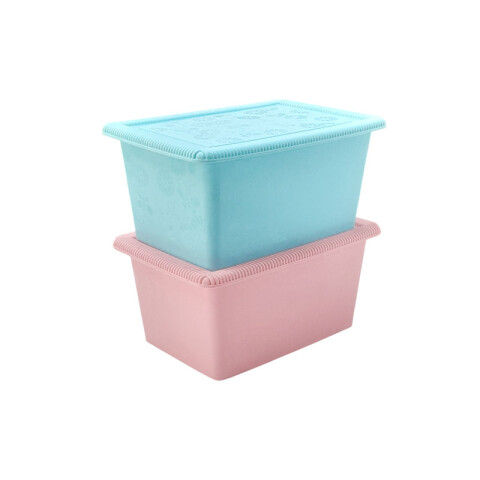 OUTLET Canasto Organizador c/tapa 28x19x13cm Outlet Canasto Organizador C/tapa 28x19x13cm