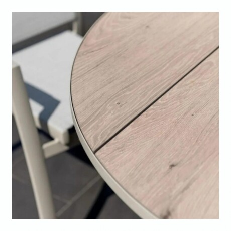 MESA REDONDA URBANITE 119CM Mesa Redonda De Patio RUSTICO Urbanite 119Cm - Beige