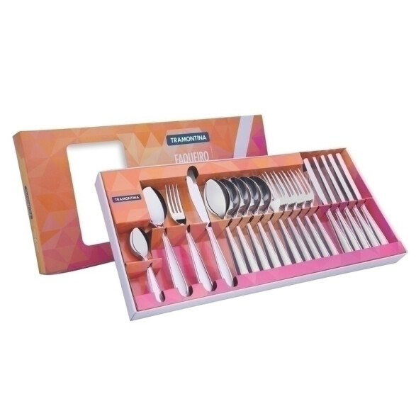 Juego de cubiertos modelo LAGUNA, 24 piezas -TRAMONTINA TF7412