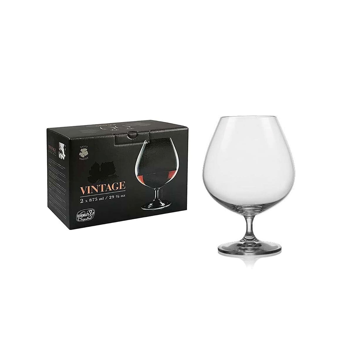 Set copas Vintage cognac 875 ml x 2 BOHEMIA 