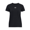 Remera Under Armour Rival Core SS-BLK de Mujer - 1383648-001 Negro-blanco