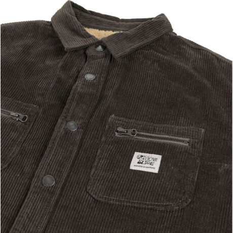 Campera Critical Slide Zipped Overshirt Negro