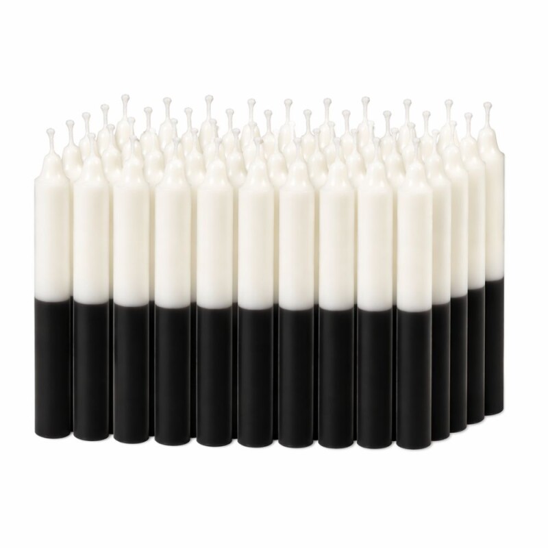 VELA N° 4 COMBINADA X50 Blanco/negro