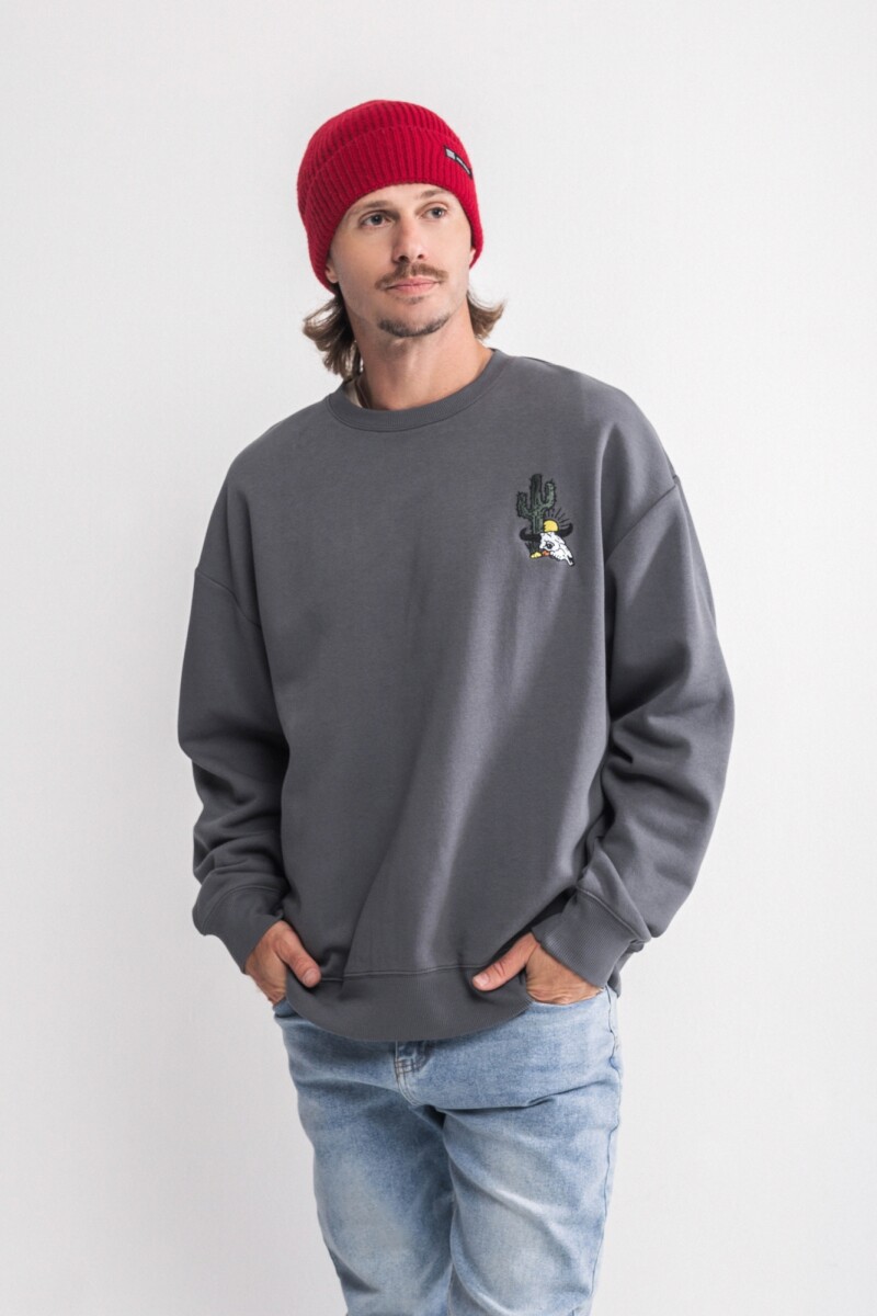 Buzo oversize Coruña Gris oscuro