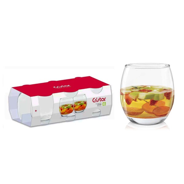 Set vasos Mikonos 343 ml x6 CRISTAR Set vasos Mikonos 343 ml x6 CRISTAR