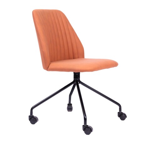 ASIENTO DE OFICINA TELA-Y-METAL NARANJA ERIE S/P