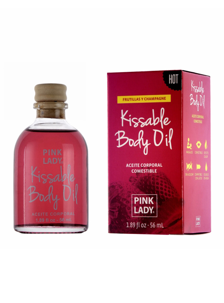 Aceite intimo botella pink lady 56 ml - Frutillas con champagne 