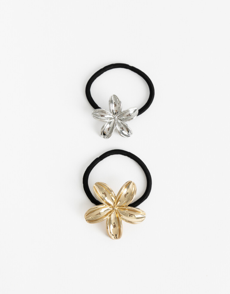 Gomitas Elásticas Sets Metal Set De Gomitas Elásticas Cuff - Combinacion Bicolor