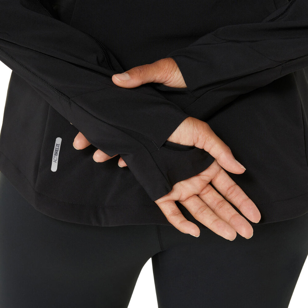 Casaca Running Road Winter Jacket Mujer Performance Black