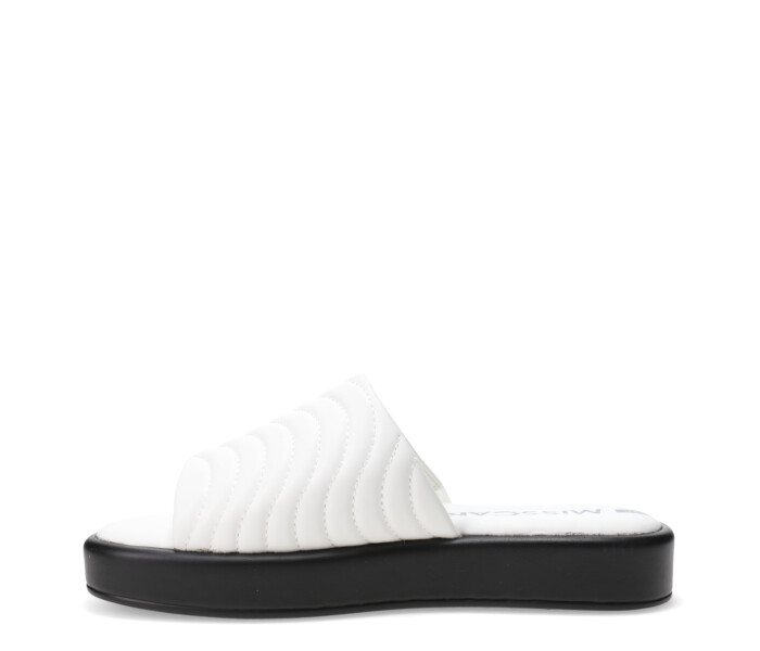 Sandalia de Mujer Miss Carol IRINA con tira ancha Blanco