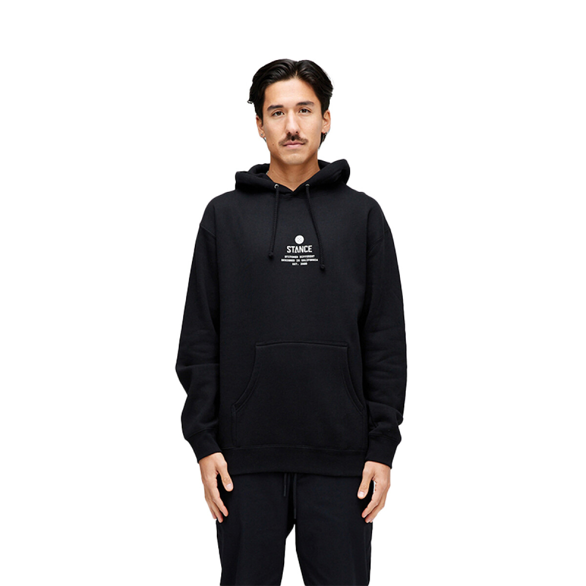 Canguro Stance Established Hoodie - Negro 