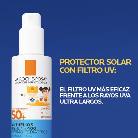 Protector Solar La Roche-Posay Anthelios UVMune 400 Dermopediátrico Spray FPS50+ 200ml Protector Solar La Roche-Posay Anthelios UVMune 400 Dermopediátrico Spray FPS50+ 200ml