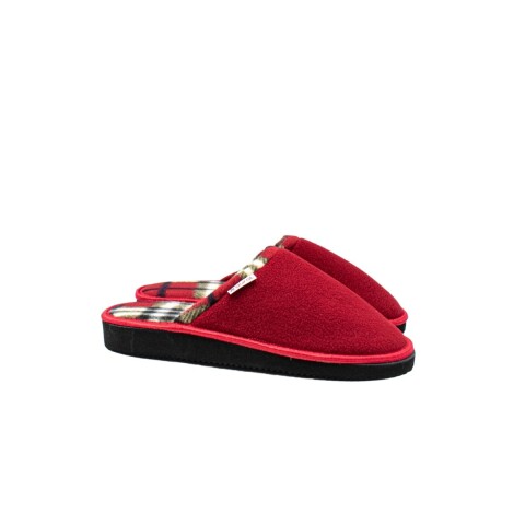 PANTUFLA 35-40 ROJO ESC