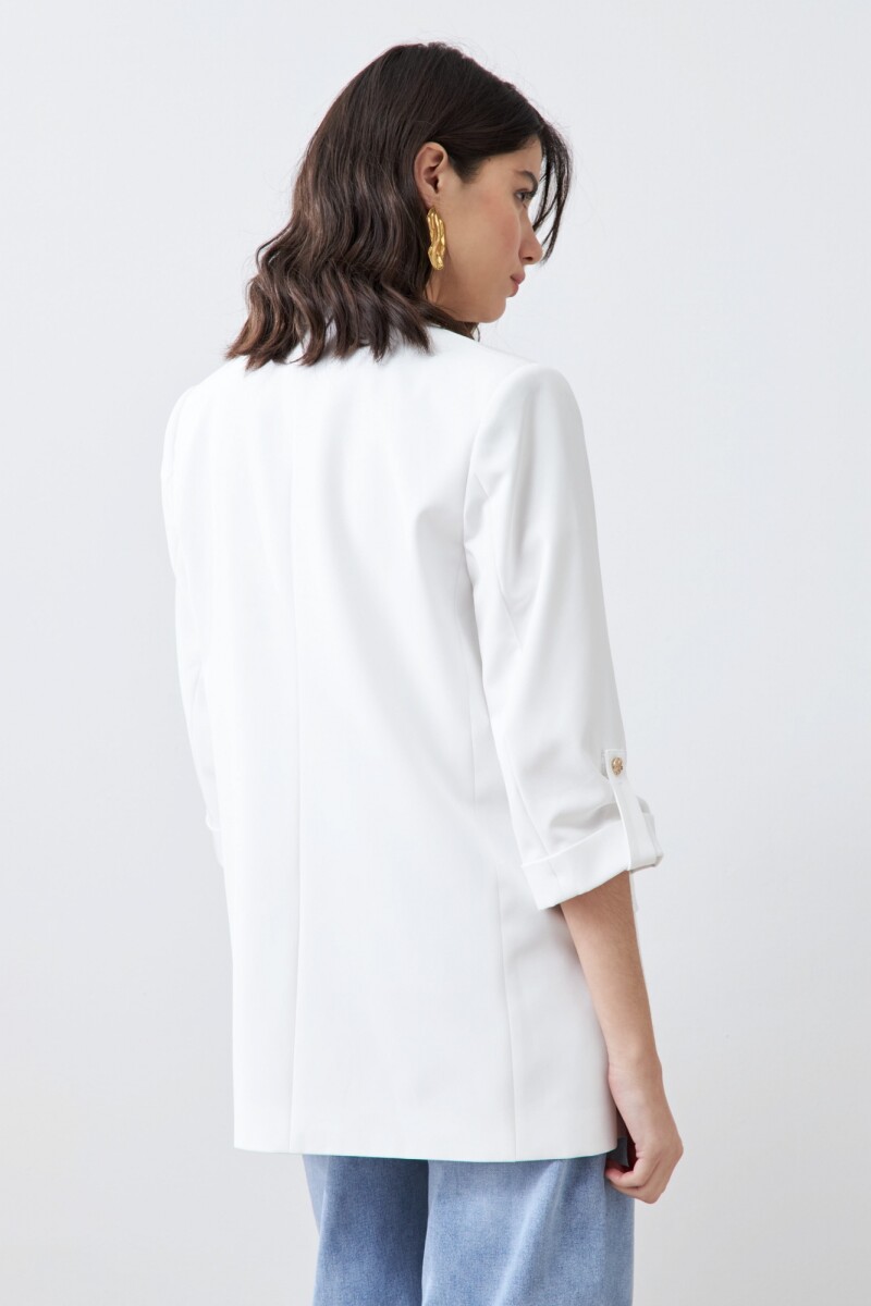 Blazer recto crudo