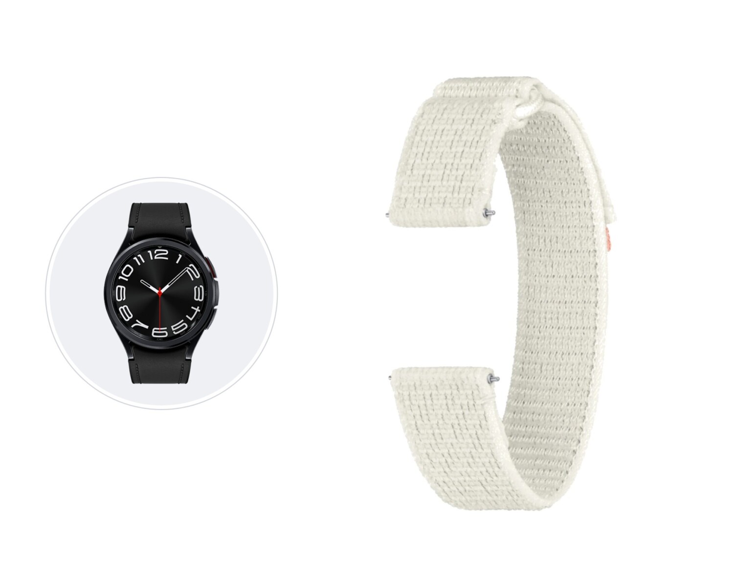 Correa Samsung Fabric Band Slim (S/M) para Galaxy Watch6 - Beige 