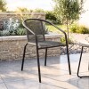 Silla de Rattan New Negro