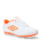 Championes de Fútbol 11 Infantiles Umbro Classico II HG Blanco - Anaranjado