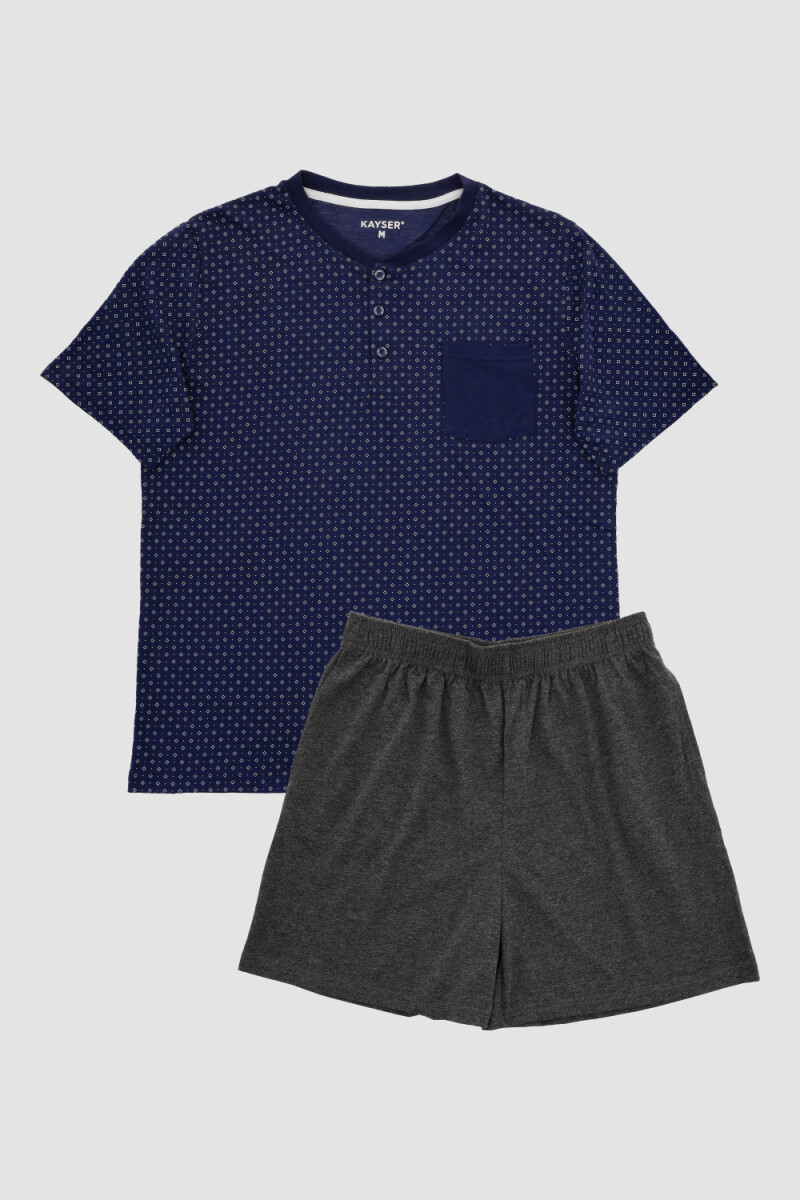 pijama carter Azul