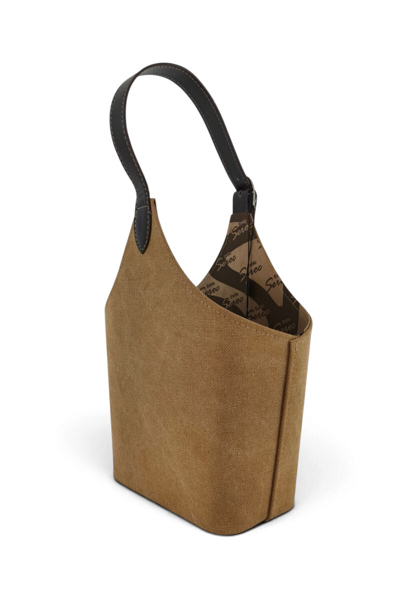 Matera canasto en lona Beige