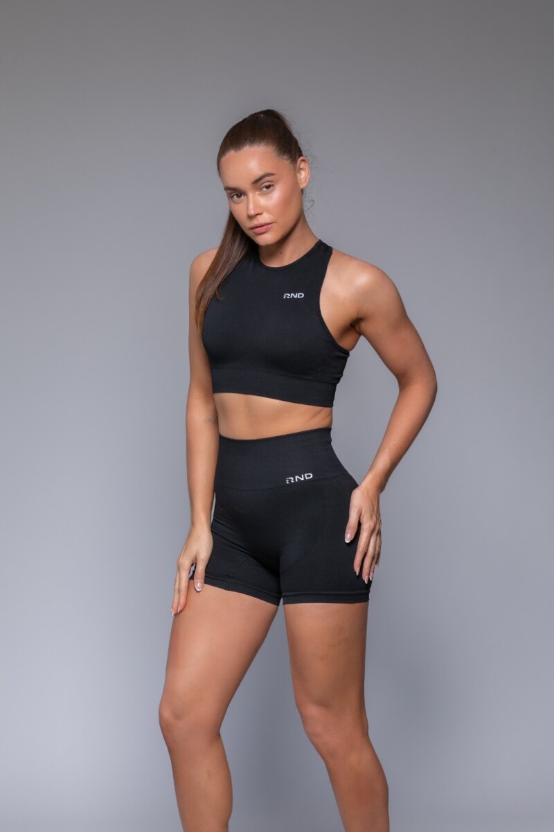 Ciclista Seamless Negro