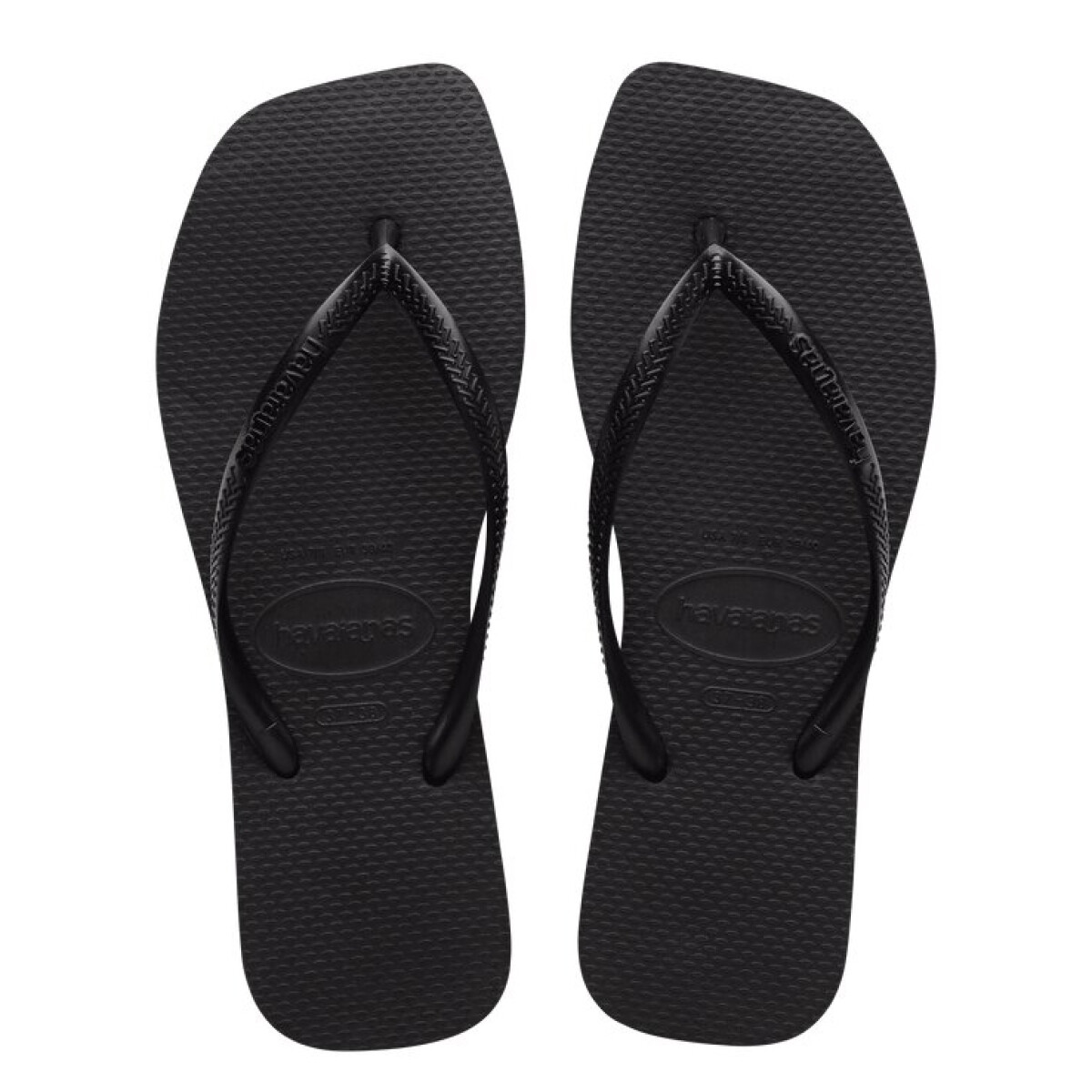 Sandalias de Mujer Havaianas Slime Square - Negro 